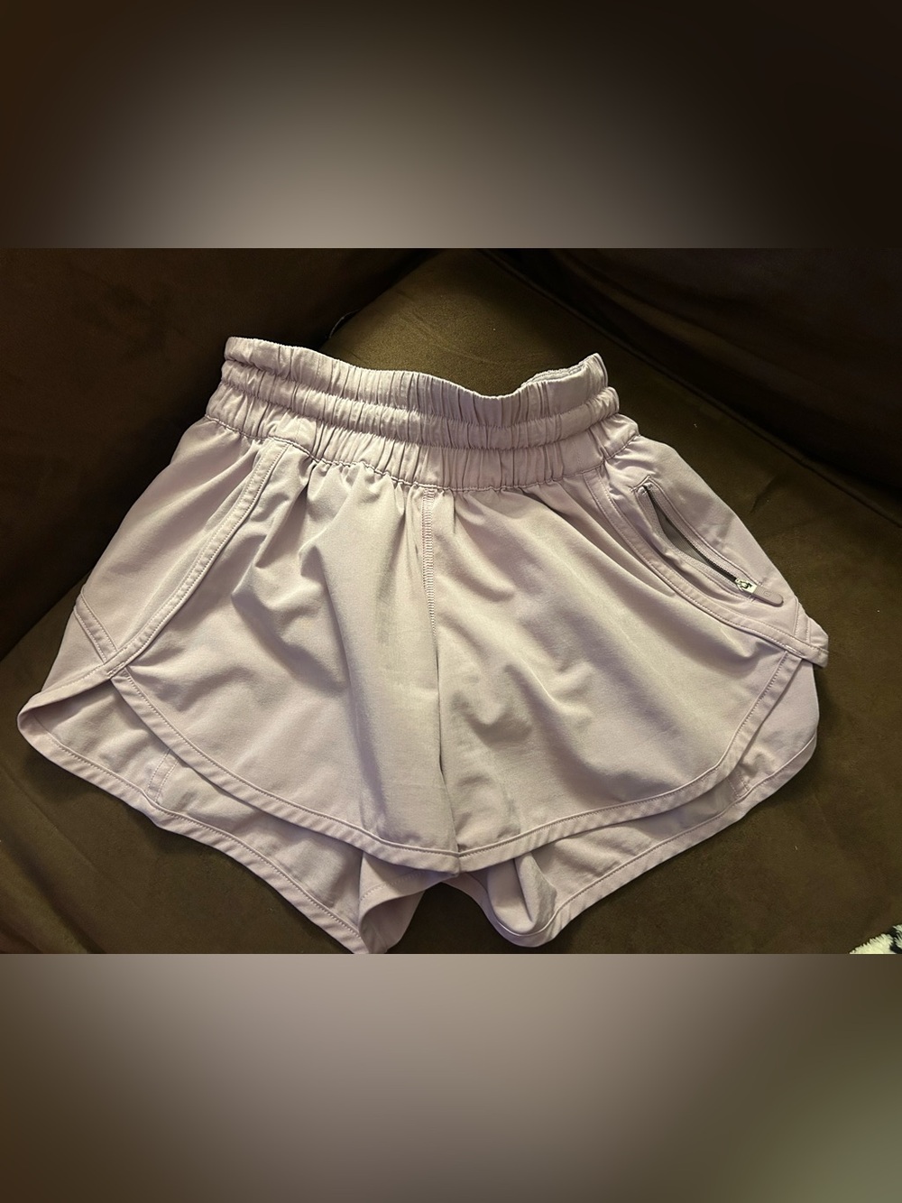Light Lavender Women’s Athletic Shorts